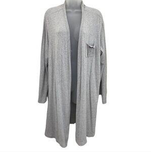 🥋💤 Madewell Medium-Large Winking Eye Robe, Gray, Long Sleeve
